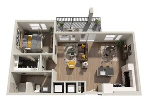 Pearl District 1303 floor plan